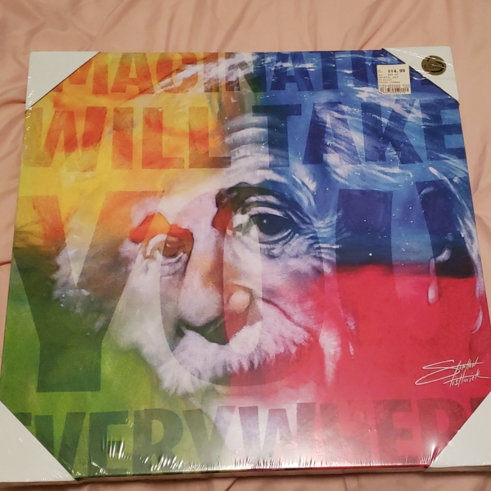 Albert Einstein canvas wall art